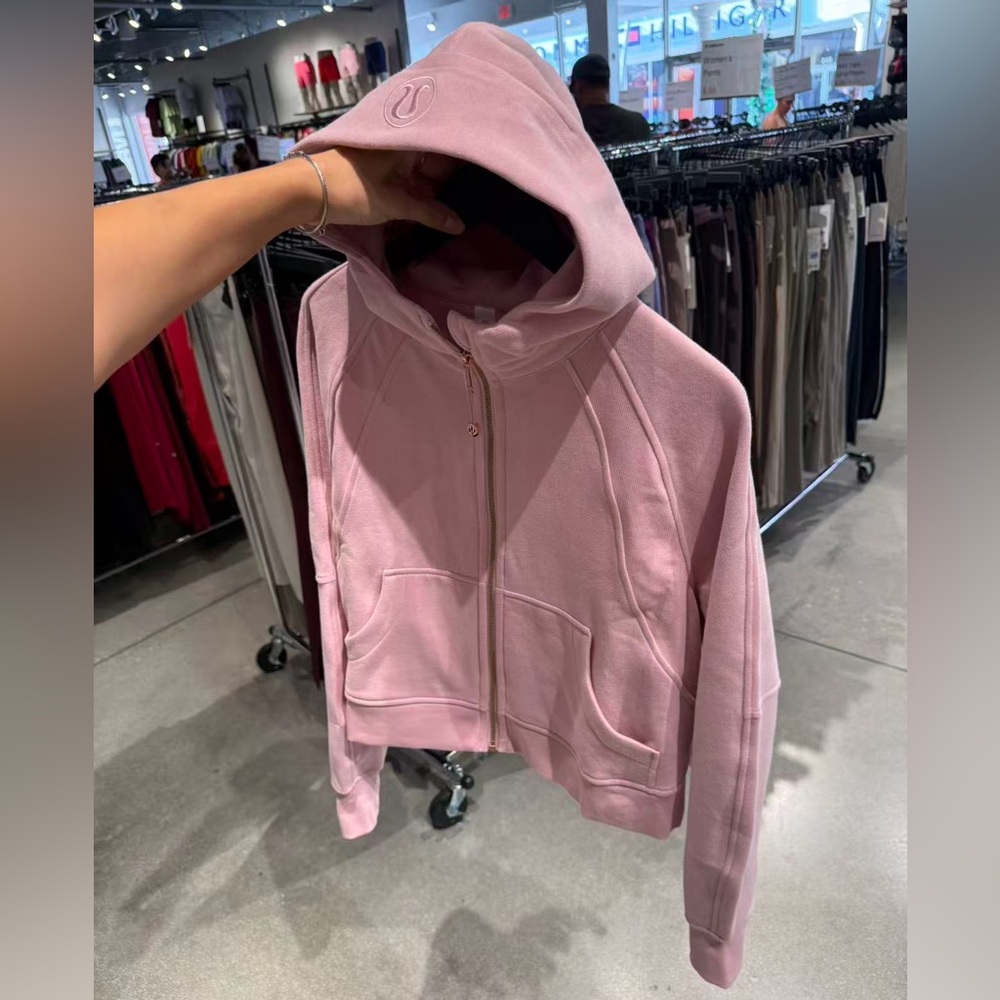 Brand New! Lululemon’s Women’s Light Pink Scuba! Size M/L - Picture 4 of 10